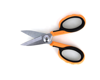 Ideal-tek Kevlar Scissors – Tool Steel – Bicomponent handle – Serrated – OAL 138mm (5.4″) – Made in Taiwan