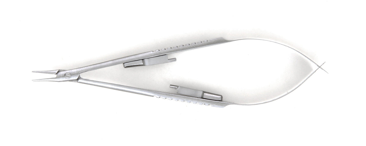 Ideal-tek Micro Needle holder – Stainless Steel – Straight – OAL 95mm (3.7″) – Made in Germany