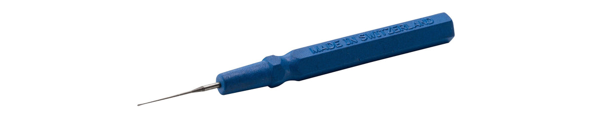 Ideal-tek Micro Spatula Tip – Fine tip 0.014″ – Blue – w/Cap – ESD safe – Swiss Made