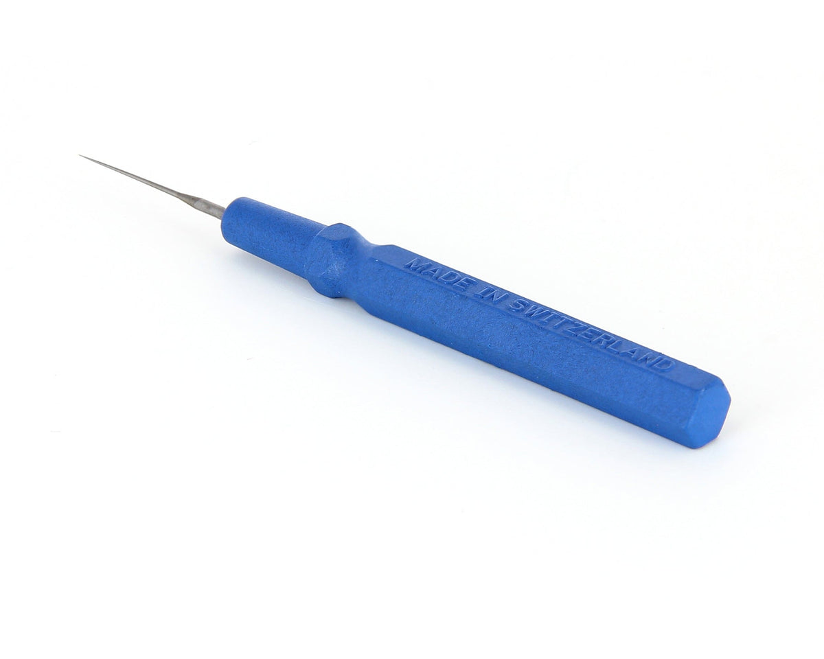 Ideal-tek Micro Spatula Tip – Fine tip 0.014″ – Blue – w/Cap – ESD safe – Swiss Made