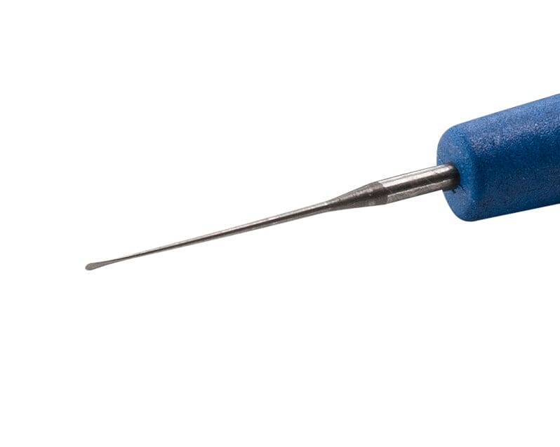 Ideal-tek Micro Spatula Tip – Fine tip 0.014″ – Blue – w/Cap – ESD safe – Swiss Made