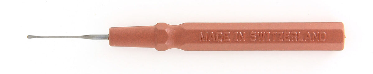 Ideal-tek Micro Spatula Tip – Large 0.025″ – Red – w/Cap – ESD safe – Swiss Made