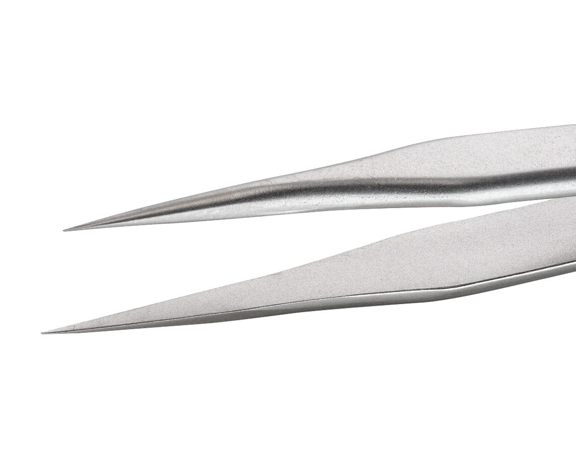 Ideal-tek Mini Tweezers – Style M4 – Anti-Acid / Anti-Magnetic Stainless Steel – 80mm (3.1″) – Swiss Made