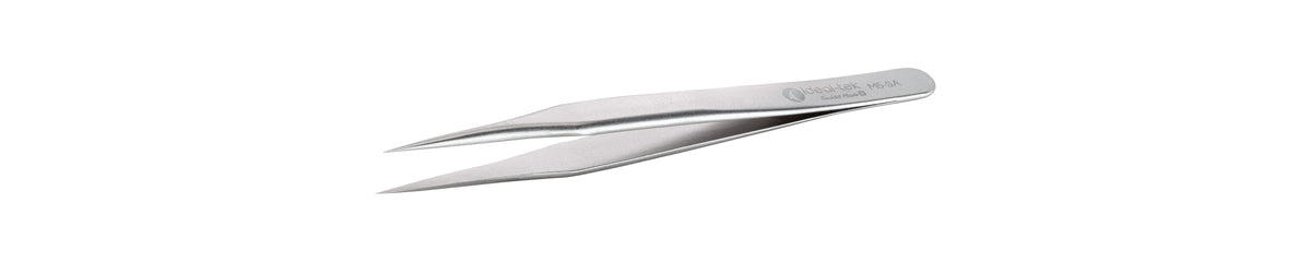 Ideal-tek Mini Tweezers – Style M5 – Anti-Acid / Anti-Magnetic Stainless Steel – 80mm (3.1″) – Swiss Made