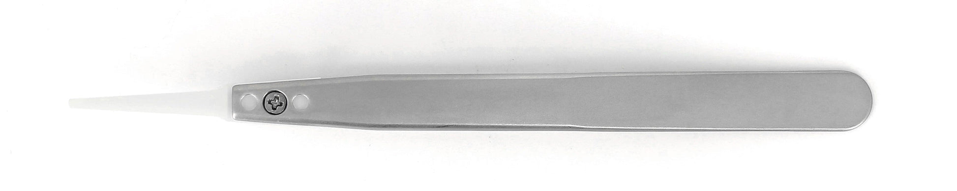 Ideal-tek Plastic Tip Tweezers – Style 242 – Delrin Tips A242DG – 130mm (5.1″) – Swiss Made