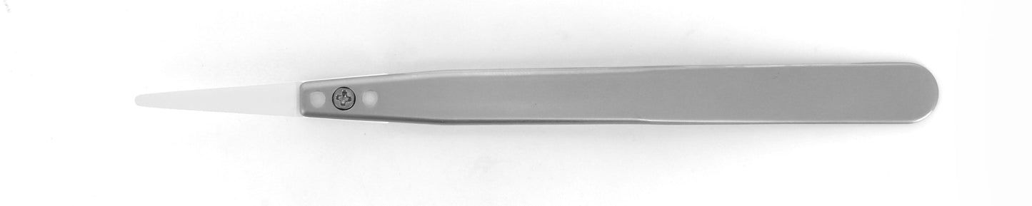 Ideal-tek Plastic Tip Tweezers – Style 2A – Delrin Tips A2ADG – 130mm (5.1″) – Swiss Made