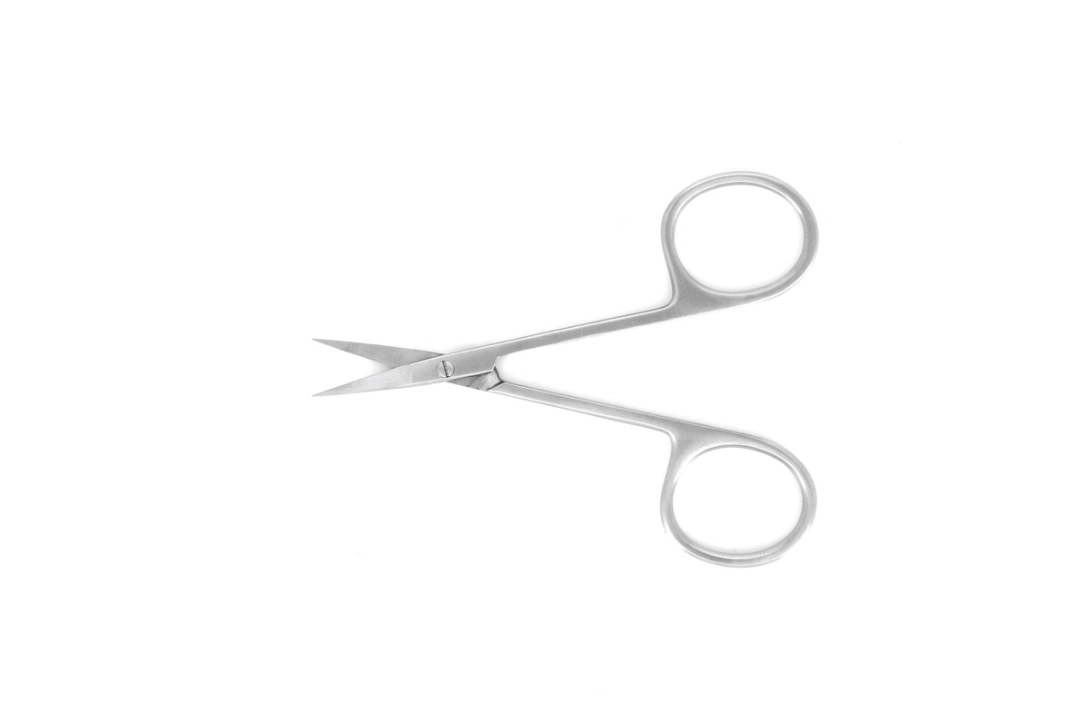 Ideal-tek Precision Bonn Scissors – Stainless Steel – Straight – OAL 90mm (3.5″) – Made in Pakistan