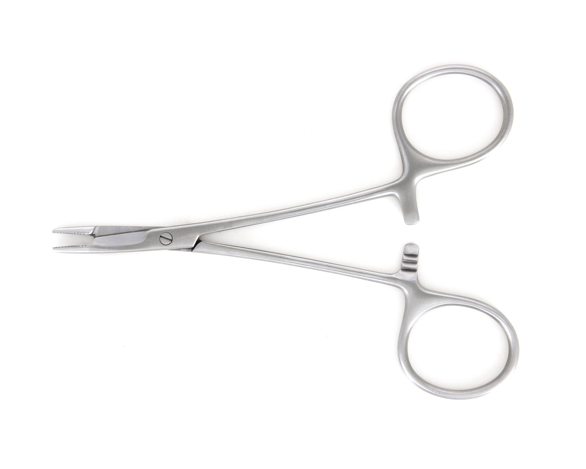 Ideal-tek Precision Needle holder – Stainless Steel – Straight – OAL 120mm (4.7″) – Made in Pakistan