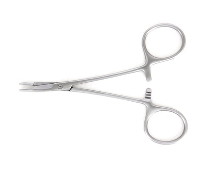 Ideal-tek Precision Needle holder – Stainless Steel – Straight – OAL 120mm (4.7″) – Made in Pakistan