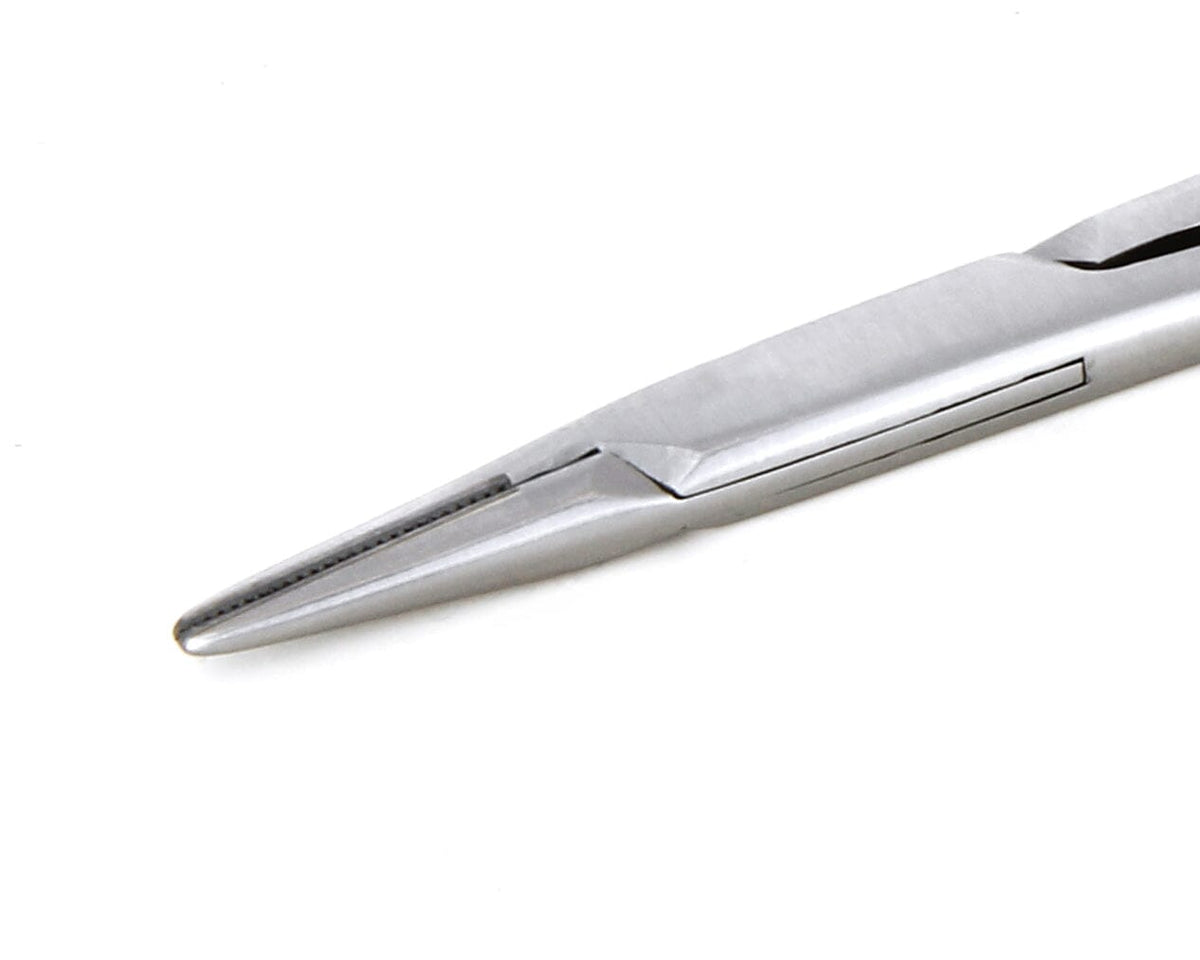 Ideal-tek Precision Needle holder – Stainless Steel – Tungsten Carbide – Straight – OAL 130mm (5.1″) – Made in Pakistan
