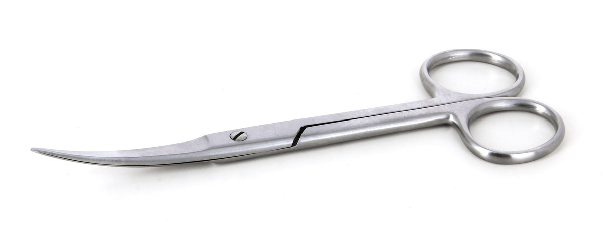 Ideal-tek Precision Scissors – Stainless Steel – Curved – OAL 145mm (5.7″) – Made in Pakistan