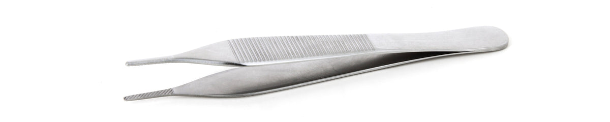 Ideal-tek Precision Tweezers – Style ADSON – Anti-Acid / Anti-Magnetic Stainless Steel – 125mm (4.9″) – Made in Pakistan