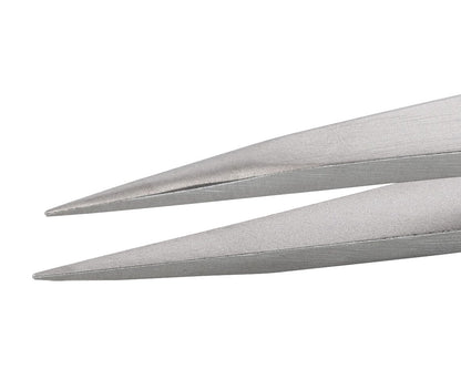Ideal-tek Premium Economy tweezers – Style 00 – Anti-Acid / Anti-Magnetic Stainless Steel – 120mm (4.7″) – Made in Italy