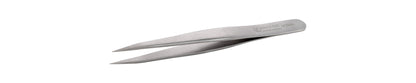 Ideal-tek Premium Economy Tweezers – Style 0C9 – Anti-Acid / Anti-Magnetic Stainless Steel – 90mm (3.5″) – Made in Italy