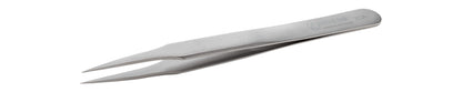 Ideal-tek Premium Economy Tweezers – Style 2 – Anti-Acid / Anti-Magnetic Stainless Steel – 120mm (4.7″) – Made in Italy