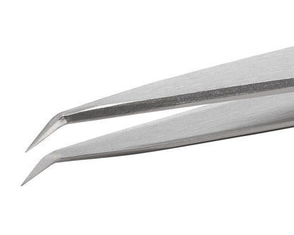 Ideal-tek Premium Economy Tweezers – Style 3 – Anti-Acid / Anti-Magnetic Stainless Steel – 110mm (4.3″) – Made in Italy
