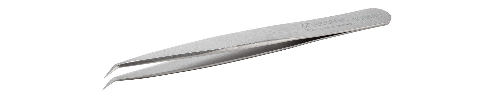 Ideal-tek Premium Economy Tweezers – Style 3 – Anti-Acid / Anti-Magnetic Stainless Steel – 110mm (4.3″) – Made in Italy