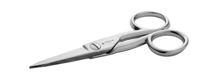 Ideal-tek ProCut Scissors – Carbon Steel – Nickel Plated – Straight – OAL 125mm (4.9″) – Made in Italy