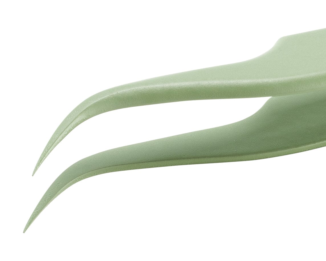 Ideal-tek PTFE Coated Tweezers – Style 7 – Anti-Acid / Anti-Magnetic Stainless Steel – 120mm (4.7″) – Swiss Made