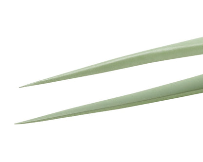 Ideal-tek PTFE Coated Tweezers – Style Stainless Steel – Anti-Acid / Anti-Magnetic Stainless Steel – 140mm (5.5″) – Swiss Made