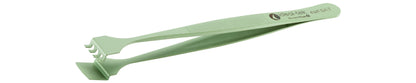 Ideal-tek PTFE Coated Wafer Tweezers – Style 4WF – Anti-Acid / Anti-Magnetic Stainless Steel – 125mm (4.9″) – Swiss Made