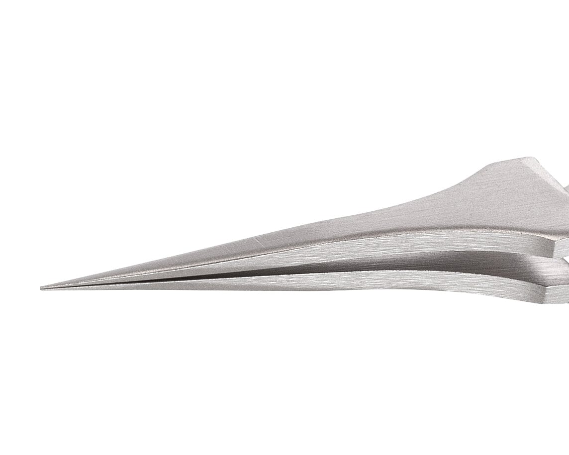 Ideal-tek Reverse Action Tweezers – Style 4X – Anti-Acid / Anti-Magnetic Stainless Steel – 110mm (4.3″) – Swiss Made