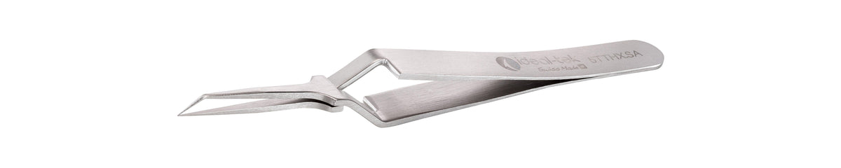 Ideal-tek Reverse Action Tweezers – Style 5TTH – Anti-Acid / Anti-Magnetic Stainless Steel – 105mm (4.1″) – Swiss Made
