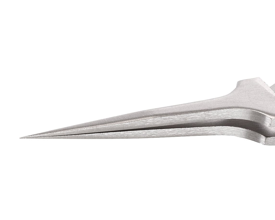 Ideal-tek Reverse Action Tweezers – Style 5X – Anti-Acid / Anti-Magnetic Stainless Steel – 110mm (4.3″) – Swiss Made