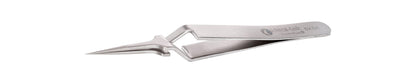 Ideal-tek Reverse Action Tweezers – Style 5X – Anti-Acid / Anti-Magnetic Stainless Steel – 110mm (4.3″) – Swiss Made
