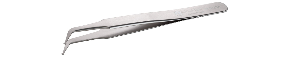 Ideal-tek SMD Tweezers – Style SM103 – Anti-Acid / Anti-Magnetic Stainless Steel – 115mm (4.5″) – Swiss Made