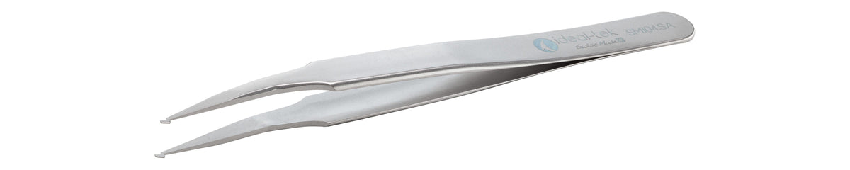 Ideal-tek SMD Tweezers – Style SM104 – Anti-Acid / Anti-Magnetic Stainless Steel – 120mm (4.7″) – Swiss Made