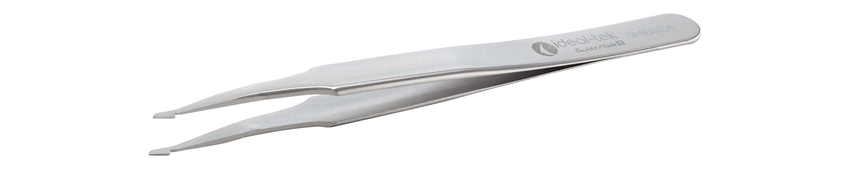 Ideal-tek SMD Tweezers – Style SM106 – Anti-Acid / Anti-Magnetic Stainless Steel – 120mm (4.7″) – Swiss Made