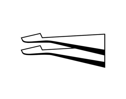 Ideal-tek SMD Tweezers – Style SM106 – Anti-Acid / Anti-Magnetic Stainless Steel – 120mm (4.7″) – Swiss Made