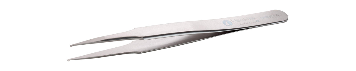 Ideal-tek SMD Tweezers – Style SM109 – Anti-Acid / Anti-Magnetic Stainless Steel – 120mm (4.7″) – Swiss Made