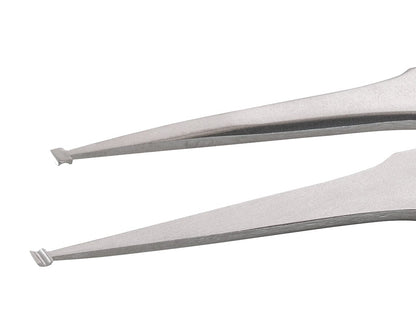 Ideal-tek SMD tweezers – Style SM110 – Anti-Acid / Anti-Magnetic Stainless Steel – 120mm (4.7″) – Swiss Made