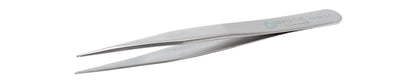 Ideal-tek SMD Tweezers – Style SM116 – Anti-Acid / Anti-Magnetic Stainless Steel – Grooved – 120mm (4.7″) – Swiss Made