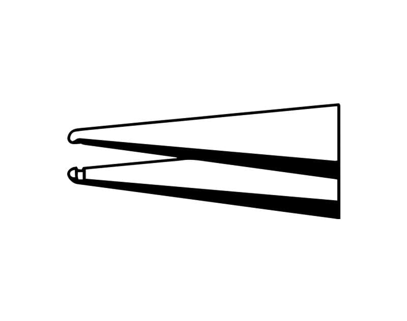 Ideal-tek SMD Tweezers – Style SM116 – Anti-Acid / Anti-Magnetic Stainless Steel – Grooved – 120mm (4.7″) – Swiss Made