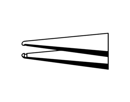 Ideal-tek SMD Tweezers – Style SM116 – Anti-Acid / Anti-Magnetic Stainless Steel – Grooved – 120mm (4.7″) – Swiss Made