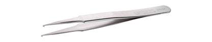 Ideal-tek SMD Tweezers – Style SM3 – Anti-Acid / Anti-Magnetic Stainless Steel – 120mm (4.7″) – Swiss Made
