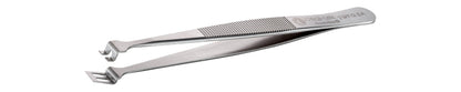 Ideal-tek Wafer Tweezers – Style 2WFG – Anti-Acid / Anti-Magnetic Stainless Steel – 120mm (4.7″) – Swiss Made