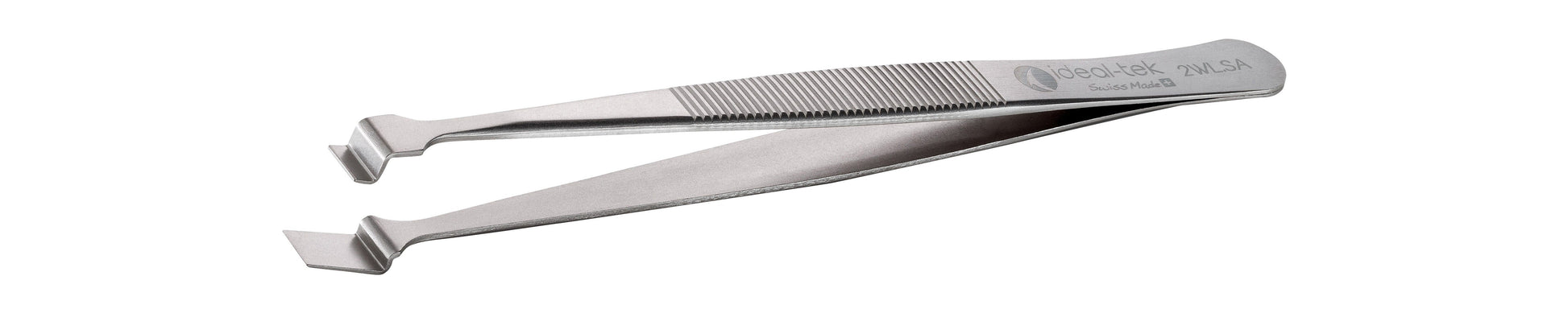 Ideal-tek Wafer Tweezers – Style 2WL – Anti-Acid / Anti-Magnetic Stainless Steel – 120mm (4.7″) – Swiss Made