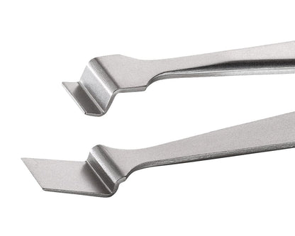 Ideal-tek Wafer Tweezers – Style 2WL – Anti-Acid / Anti-Magnetic Stainless Steel – 120mm (4.7″) – Swiss Made