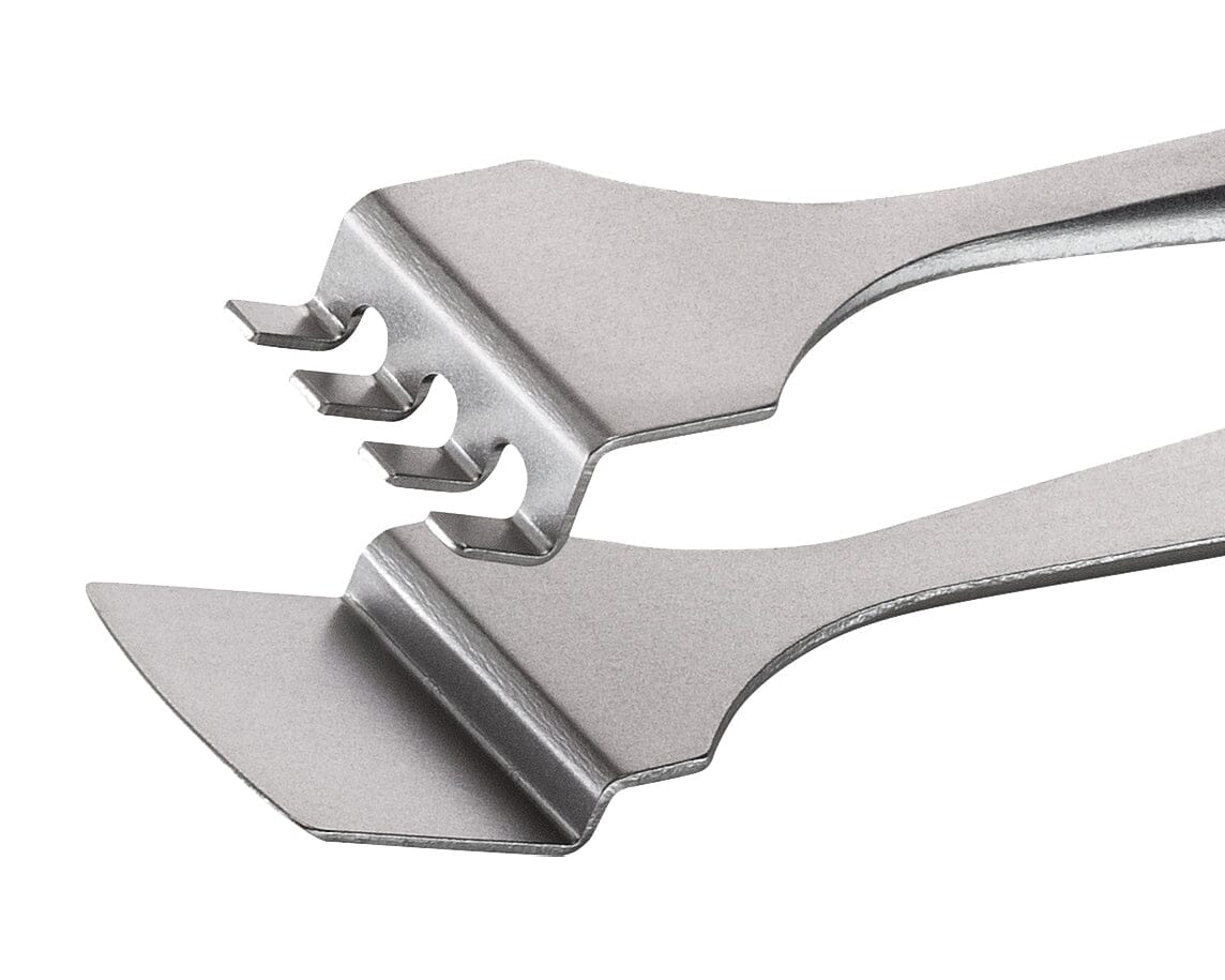Ideal-tek Wafer Tweezers – Style 4WF – Anti-Acid / Anti-Magnetic Stainless Steel – 125mm (4.9″) – Swiss Made