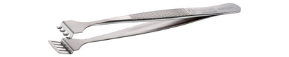 Ideal-tek Wafer Tweezers – Style 4WFG – Anti-Acid / Anti-Magnetic Stainless Steel – 125mm (4.9″) – Swiss Made