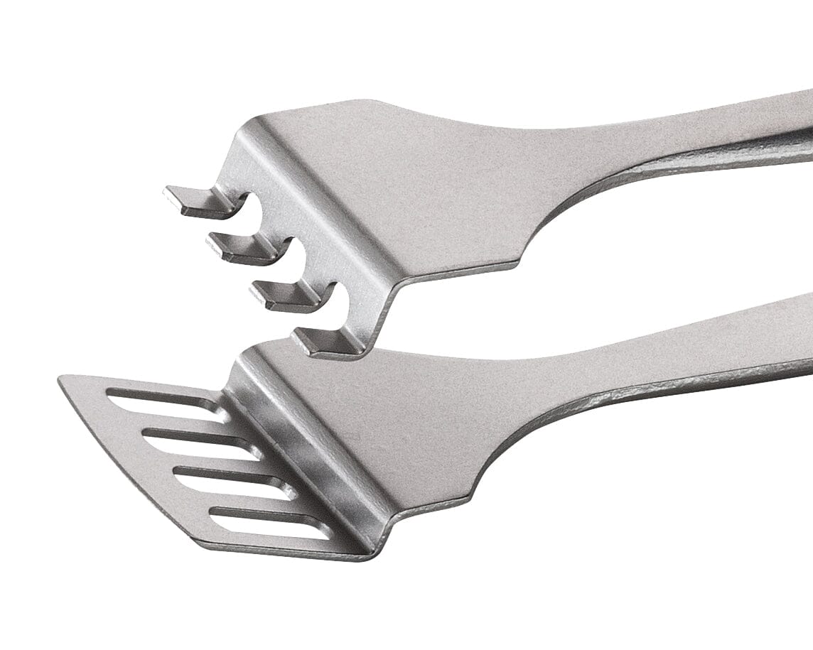 Ideal-tek Wafer Tweezers – Style 4WFG – Anti-Acid / Anti-Magnetic Stainless Steel – 125mm (4.9″) – Swiss Made