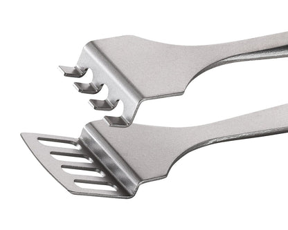 Ideal-tek Wafer Tweezers – Style 4WFG – Anti-Acid / Anti-Magnetic Stainless Steel – 125mm (4.9″) – Swiss Made