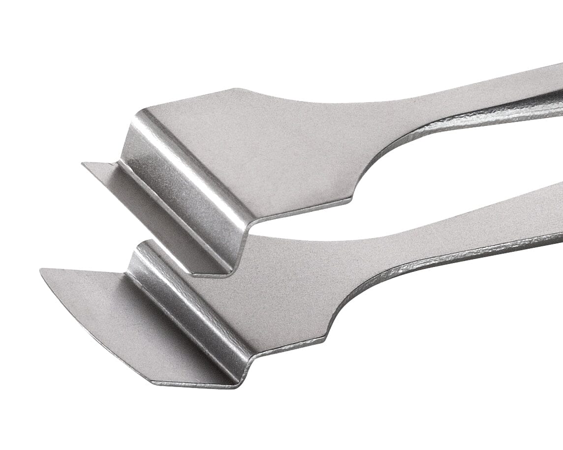 Ideal-tek Wafer Tweezers – Style 4WL – Anti-Acid / Anti-Magnetic Stainless Steel – 125mm (4.9″) – Swiss Made