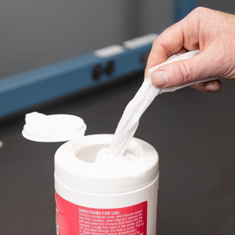 Reztore® 16019 Surface and Mat Cleaner Canister, 100 Wipes