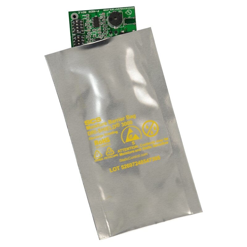 SCS Dri-Shield 3000 Moisture Barrier Bag, 10" x 20", 100 Pack