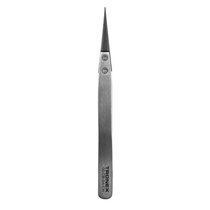 Tronex 00-CB-SA-CH Precision SS Tweezer with Replaceable Carbon Fiber Tips, Style 00